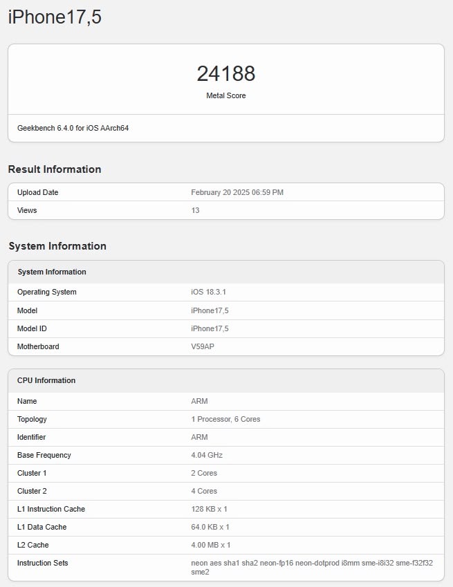 iPhone-16e-Geekbench-gpu-benchmark.jpg